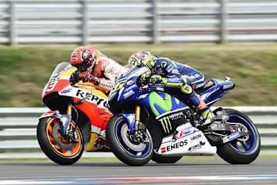 Marc Márquez und Valentino Rossi