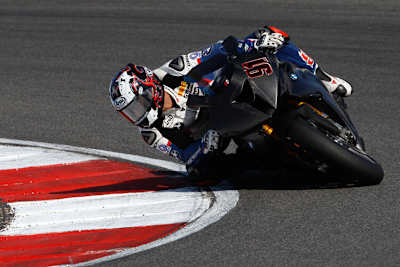 Leon Haslam beim Portimao-Test 2011