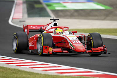 Mick Schumacher in Ungarn: Nur wenige Runden auf trockener Bahn