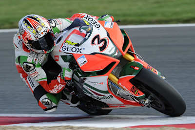 Max Biaggi war im Warm-up schnell unterwegs