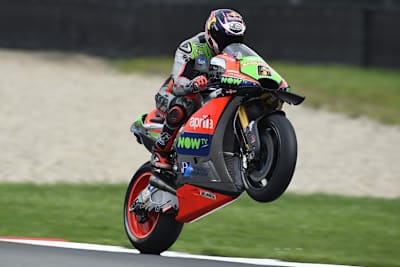 Noch neun Rennen fährt Stefan Bradl seine MotoGP-Aprilia