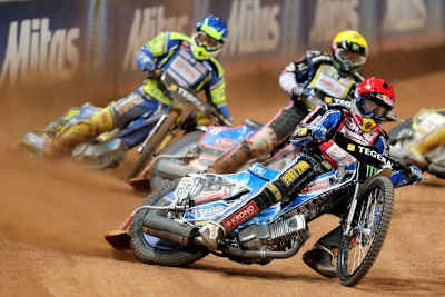 Jaroslaw Hampel (vorne) blieb in Schweden ungeschlagen