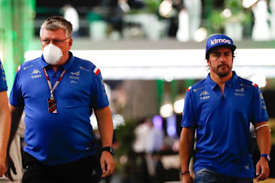 Otmar Szafnauer und Fernando Alonso