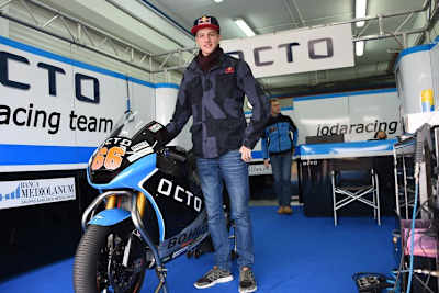 Florian Alt mit der Suter des Ioda-Teams