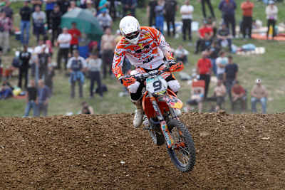 Ken De Dycker freut sich über die KTM-Power