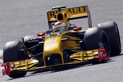 Ein Renault-Bolide dient in Korea als Vorhut