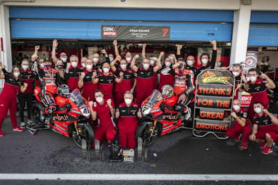 Chaz Davies gewann sein letztes Rennen für Ducati