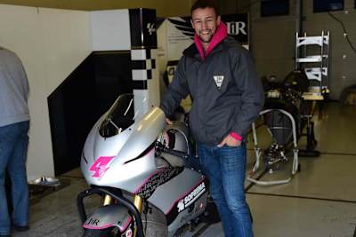 Randy Krummenacher beim Test mit JiR in Jerez