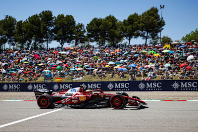 Lewis Hamilton in Spanien