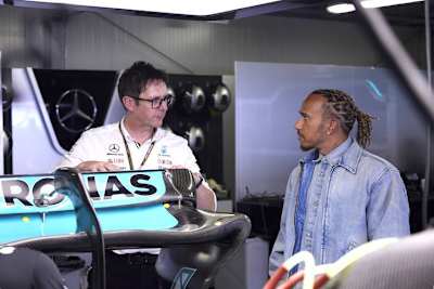 Andrew Shovlin und Lewis Hamilton