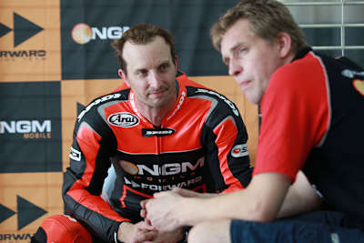 Colin Edwards ist nicht unzufrieden
