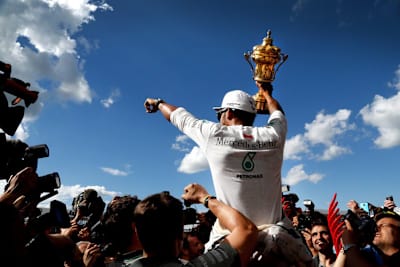 Lewis Hamilton vor einem Jahr in Silverstone