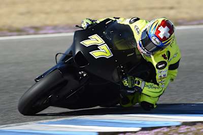 Dominique Aegerter beim MotoGP-Test in Jerez