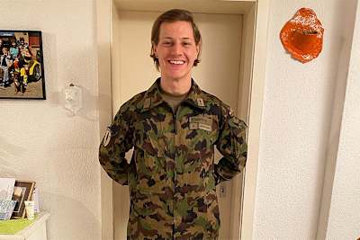 Domi Aegerters letztes Foto, bevor die Haare ab kamen