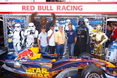Möge die Macht mit dir sein: Star Wars und Red Bull Racing 2005 in Monaco