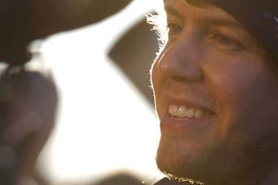 Vettel hat zur Zeit die Sonne auf seiner Seite