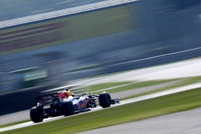 Vettel gibt gewaltig Gas