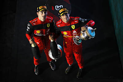Charles Leclerc und Carlos Sainz