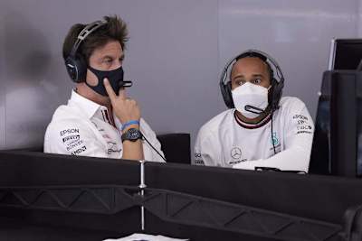 Toto Wolff und Lewis Hamilton
