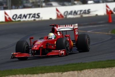 Ferrari-Ass Felipe Massa im Albert Park