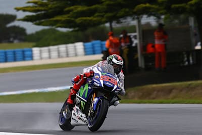 Jorge Lorenzo auf der Yamaha M1