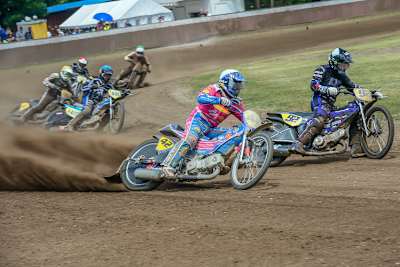 Sie sind in Werlte dabei: Stephan Katt (42), Charley Powell (92) und Fabian Wachs (405)