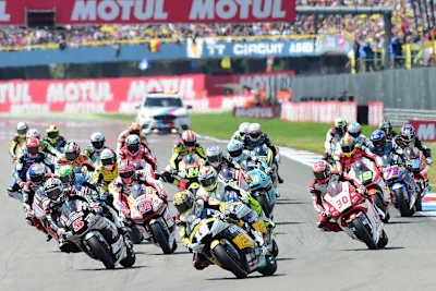 Das Moto2-Feld 2016 in Assen