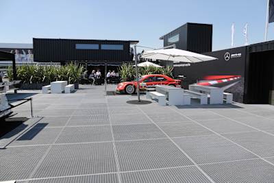 Die Mercedes-Hospitality im DTM-Fahrerlager