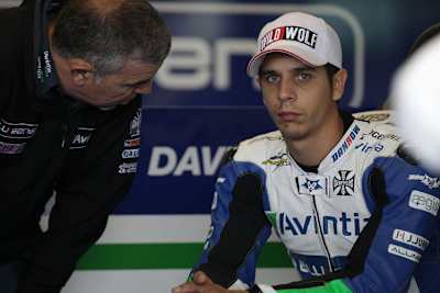 David Salom bei seinem MotoGP-Einsatz in Misano