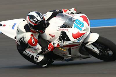 Kevin Wahr konnte am Freitag nur 19 Runden fahren