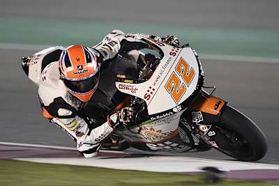 Sam Lowes auf der KTM des Teams Swiss Innovative Investors in Katar