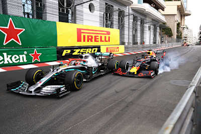 Lewis Hamilton und Max Verstappen 2019