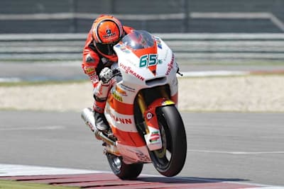 Stefan Bradl beim Test in Assen