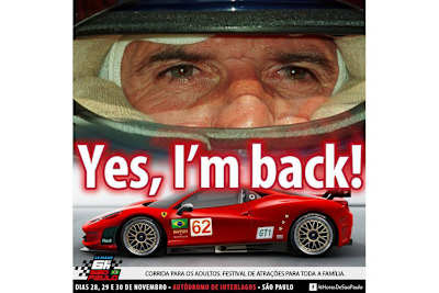 Fittipaldi kündigt Comeback auf seiner Facebook-Seite an