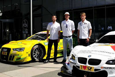Jamie Green, Christian Vietoris und Marco Wittmann