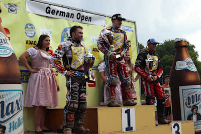 Die Top-3: Martin Smolinski, Robert Lambert und Bjarne Pedersen (v.l.)