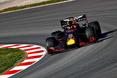 Pierre Gasly beim Testen