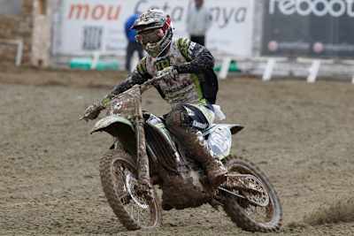 Frossard behielt im Schlamm die Oberhand