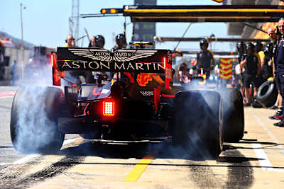 Max Verstappen fehlte am Ende weniger als eine Zehntel auf Sebastian Vettel