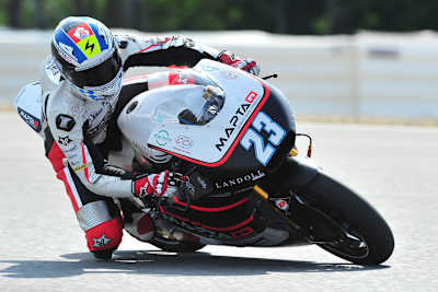 Marcel Schrötter: Mit dem Sturz am Freitag ging Trainingszeit flöten