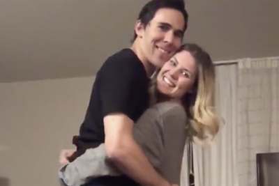 Robert Wickens und Karli Woods