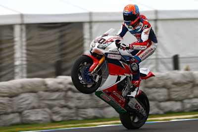 Michael van der Mark beherrscht seine Honda