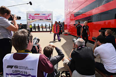 Lewis Hamilton in Silverstone