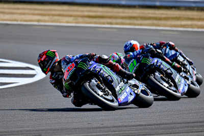 So dicht hinter Quartararo sind Morbidelli und Dovizioso nur in den Trainings-Sessions unterwegs