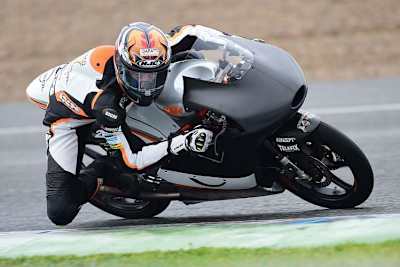 Philipp Öttl am letzten Testtag in Jerez