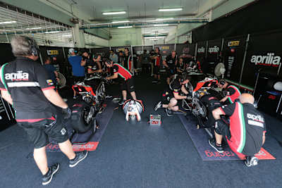 Das Aprilia-Werksteam wird 2015 anders aussehen