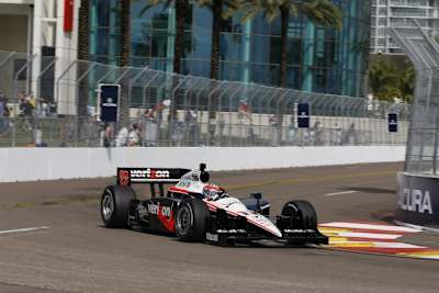 Will Power in den Strassen von St. Pete