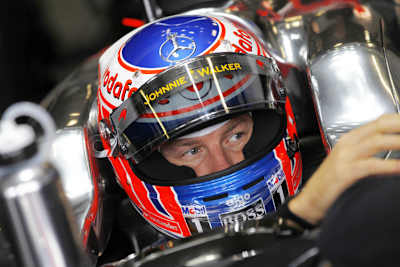 Jenson Button im Ofen von Malaysia.