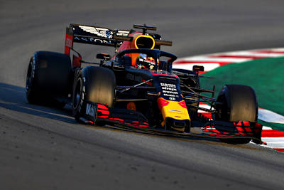 Max Verstappen bei den Wintertests
