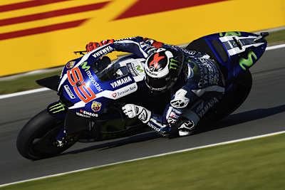 Jorge Lorenzo war auf der Yamaha M1 im Qualifying unschlagbar